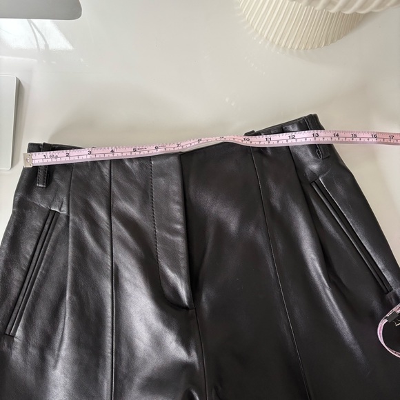 REFORMATION Veda Leather High Rise Short - Picture 11 of 14